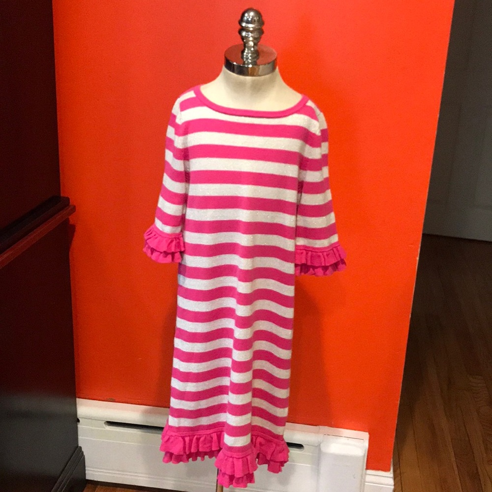 Lilly Pulitzer Knit Striped Dress Size L (8/10)